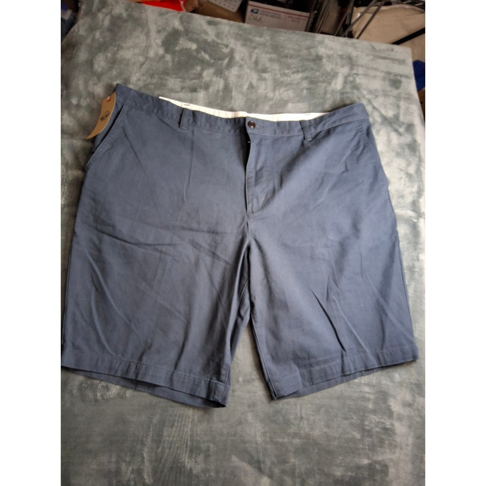 Dockers Mens Ultimate Chino Shorts Blue Smartphone Pocket Size 42 NWT
